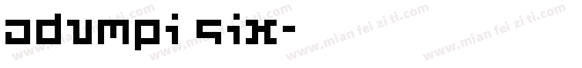 AdvMPi Six字体转换